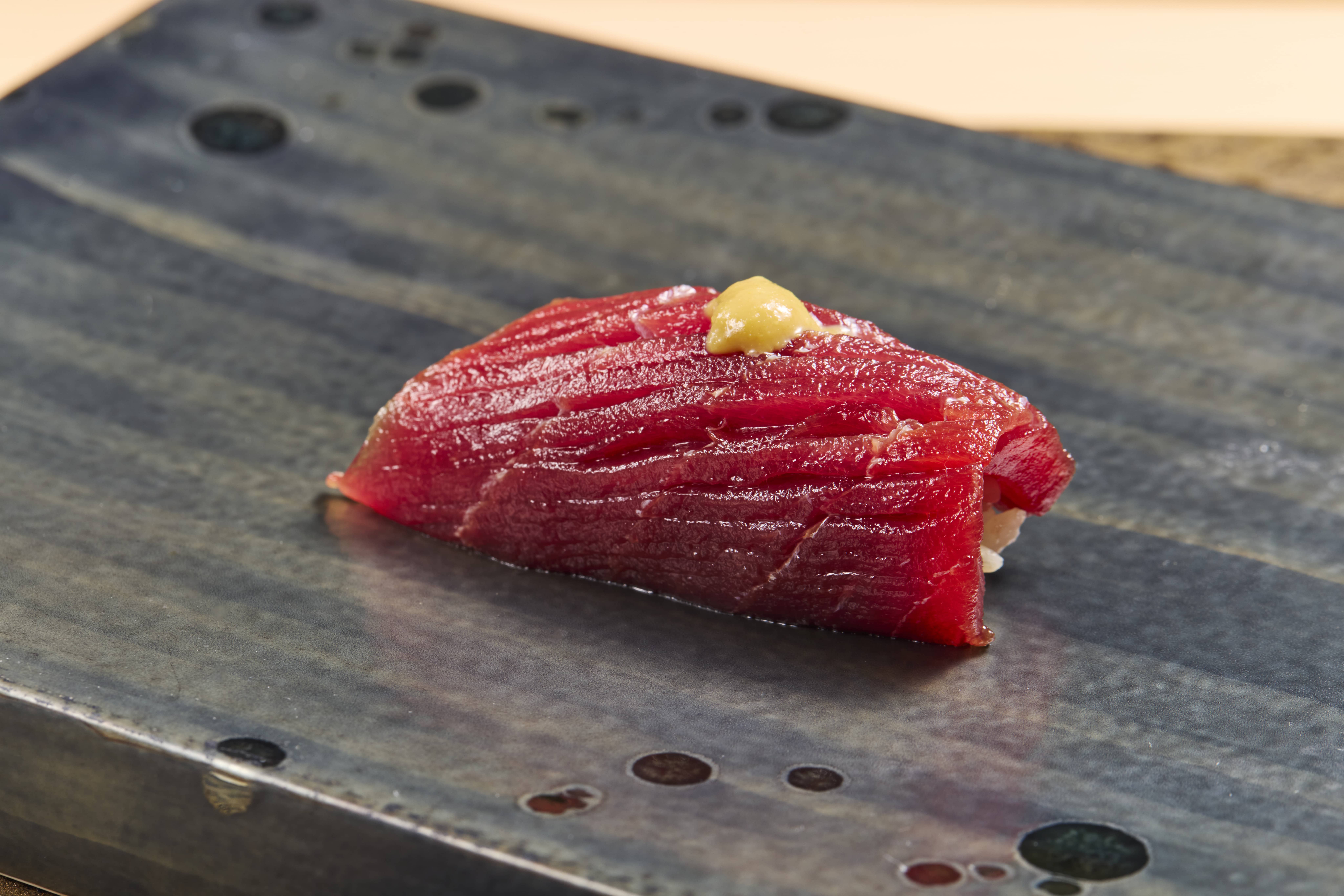 赤身からし漬け