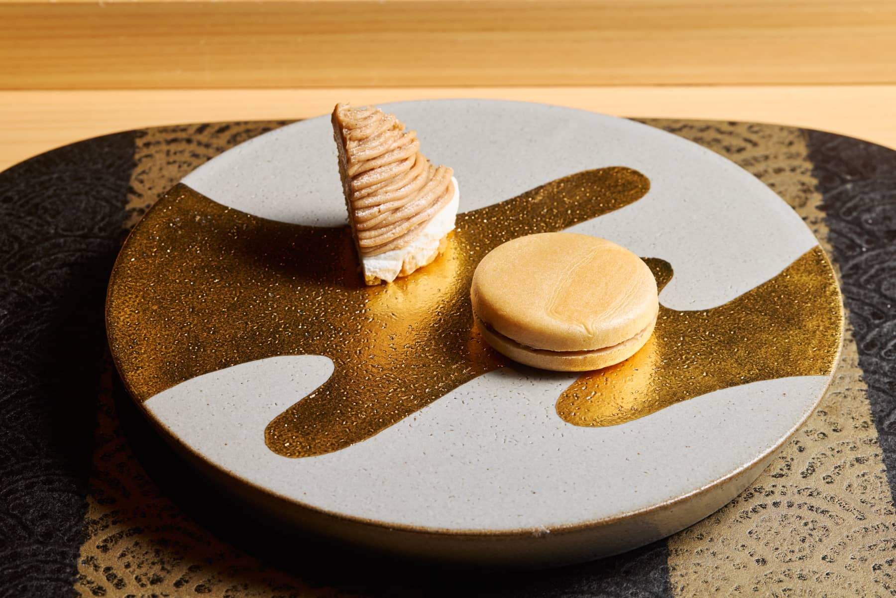 柿とあんこの最中,モンブラン