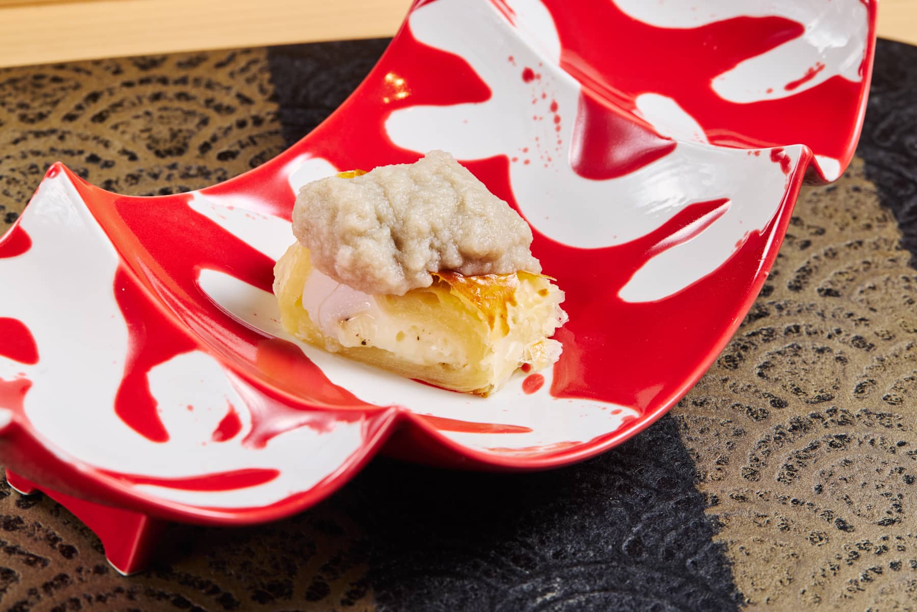 鳕鱼白子馅饼派