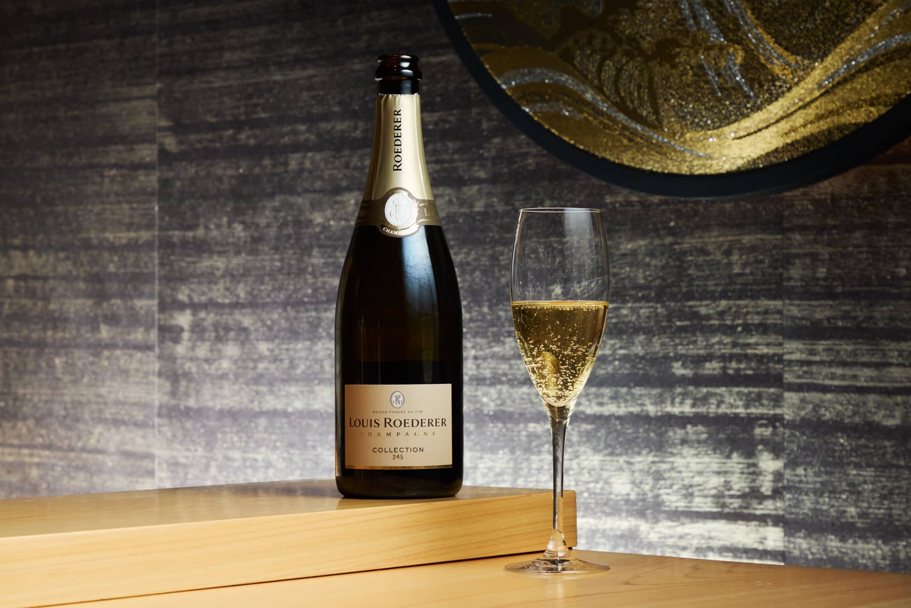 Louis Roederer Collection (France, Champagne) Collection 245: Chardonnay 41%, Pinot Noir 35%, Pinot Meunier 24%