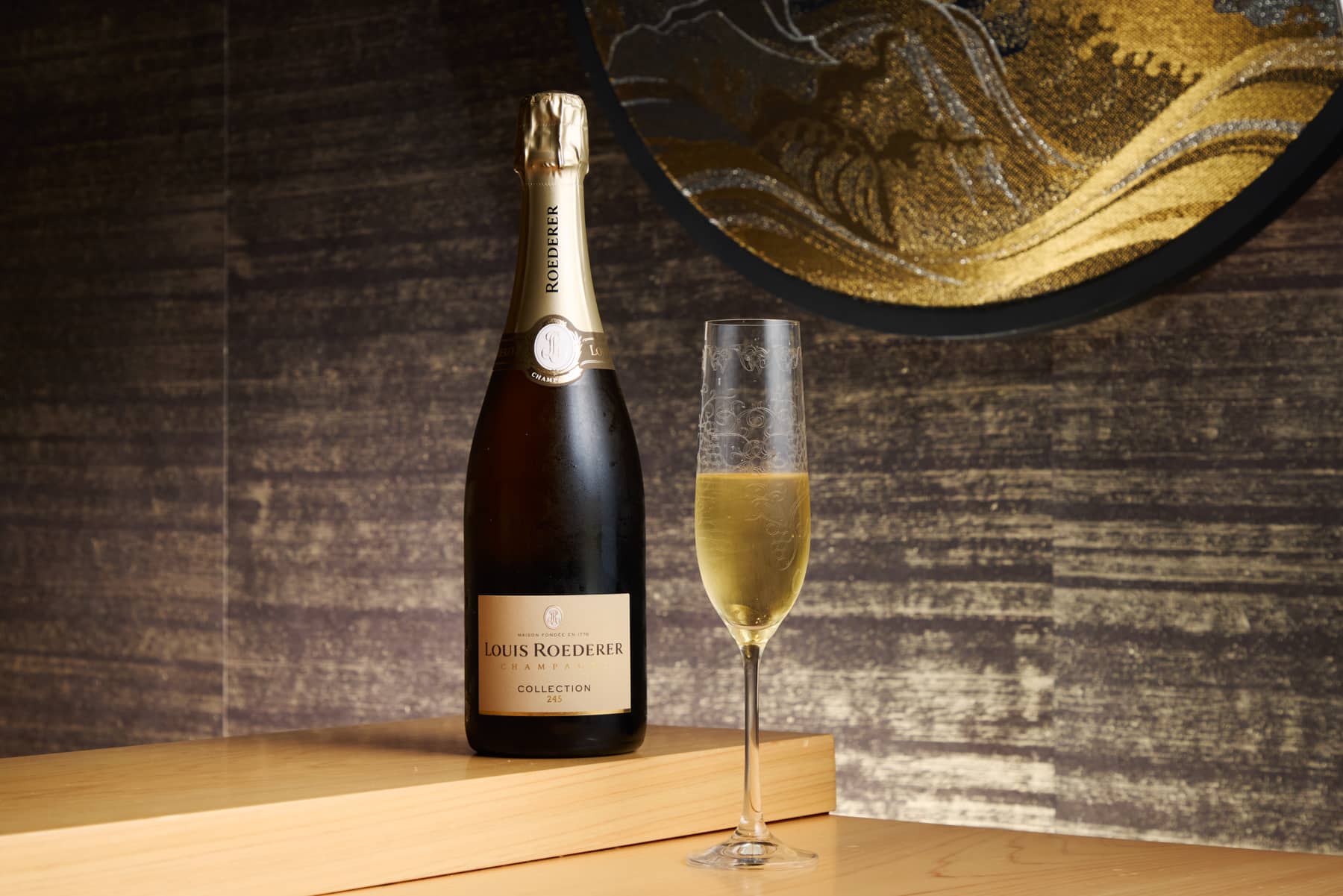 Louis Roederer Collection (France, Champagne) Collection 245: Chardonnay 41%, Pinot Noir 33%, Pinot Meunier 26%