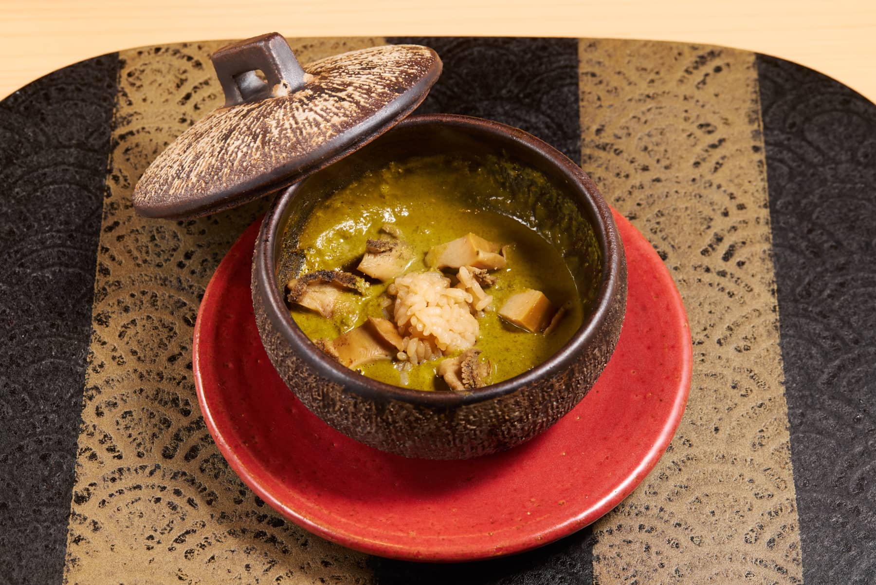 Steamed abalone,risotto style
