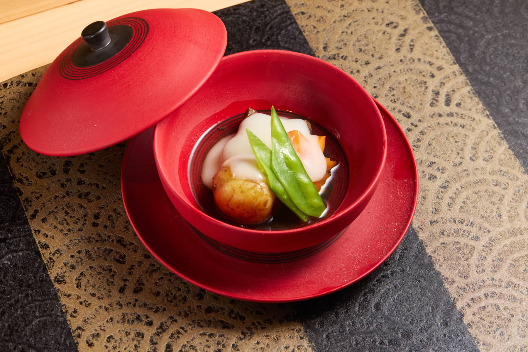 simmered beef and potato with potato sauce